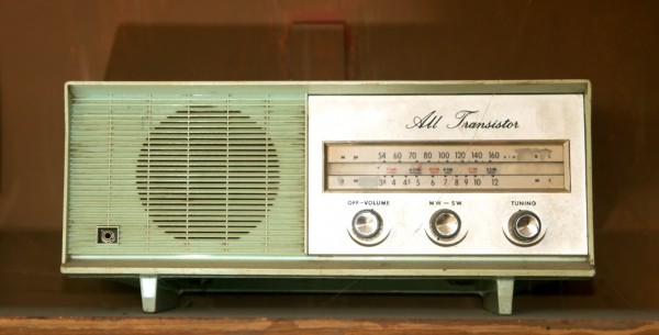 vintage radios ( toned image )