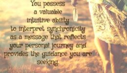 Interpreting Synchronistic Messages