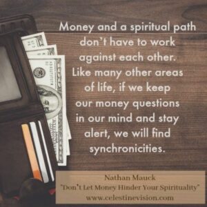 Don’t Let Money Hinder Your Spirituality
